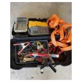Clamps, tool box