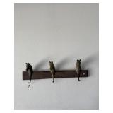 Brass horse hooks will need removed