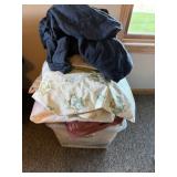 Tote of bedding
