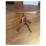 Wooden rolling table