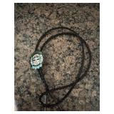 Navajo inlaid Bolo Tie