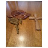 Wood carved decor
