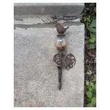 Cast-iron bird outdoor decor