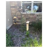 Shepherd took and birdfeeders
