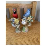 Lefton and miscellaneous bird figurines