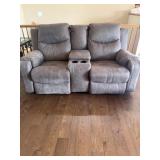 Electric adjustable microfiber, reclining