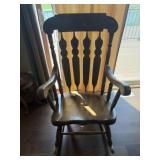 Wooden rocking chair
