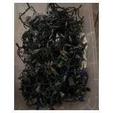 Tote of Christmas lights