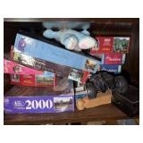 Puzzles, toys, misc