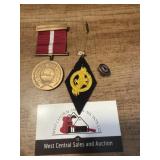 Coastguard medals and pins
