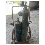 Torch set on cart