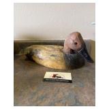 Signed wood duck decoy