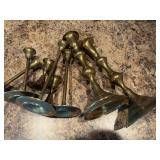 Brass candlesticks
