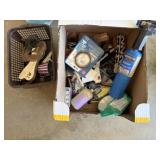 Propane torch, decor and misc garage items