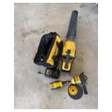 Dewalt 60 V grinder and leaf blower