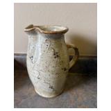Stoneware pitcher