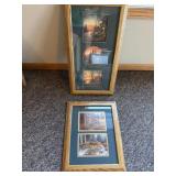 Wildlife framed wall decor