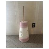Vintage pink goose butter churn