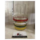 MCM striped juice decanter