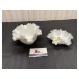 Fenton Ruffled Dishes