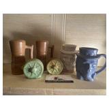 Salt and pepper shakers and mugs