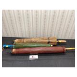 Vintage Wooden Umbrellas