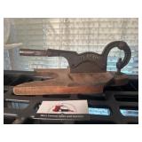 Antique leather clamp cutter