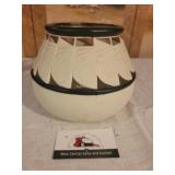 Native American candleholder