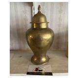 Brass urn