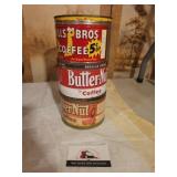 Vintage tage coffee tins