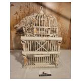 Wicker bird cage