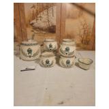 Stoneware China soup set