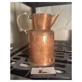 Copper pitcher