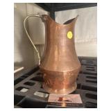 Copper pitcher