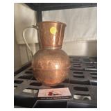 Copper pitcher