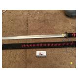 Sword with scabbard