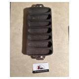 Cast iron corn bread pan