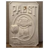 Plaster Pabst sign