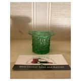 Fenton glass top hat
