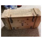Wooden Explosives Crate