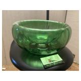 Unique hand blown glass bowl