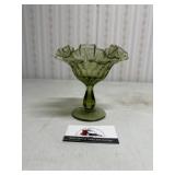 MCM ruffle edge footed candy dish