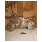Metal motorcycle decor