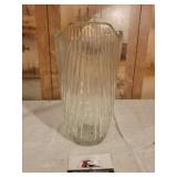 Thick glass vase