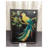Foil Parrot Wall Deco
