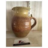 Stoneware pitcher