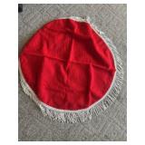 Fuzzy Tablecloth/ tree skirt