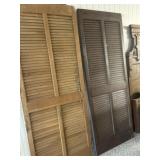 Two Louvered doors