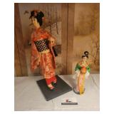 Vintage geisha dolls
