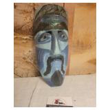 Vintage wooden mask